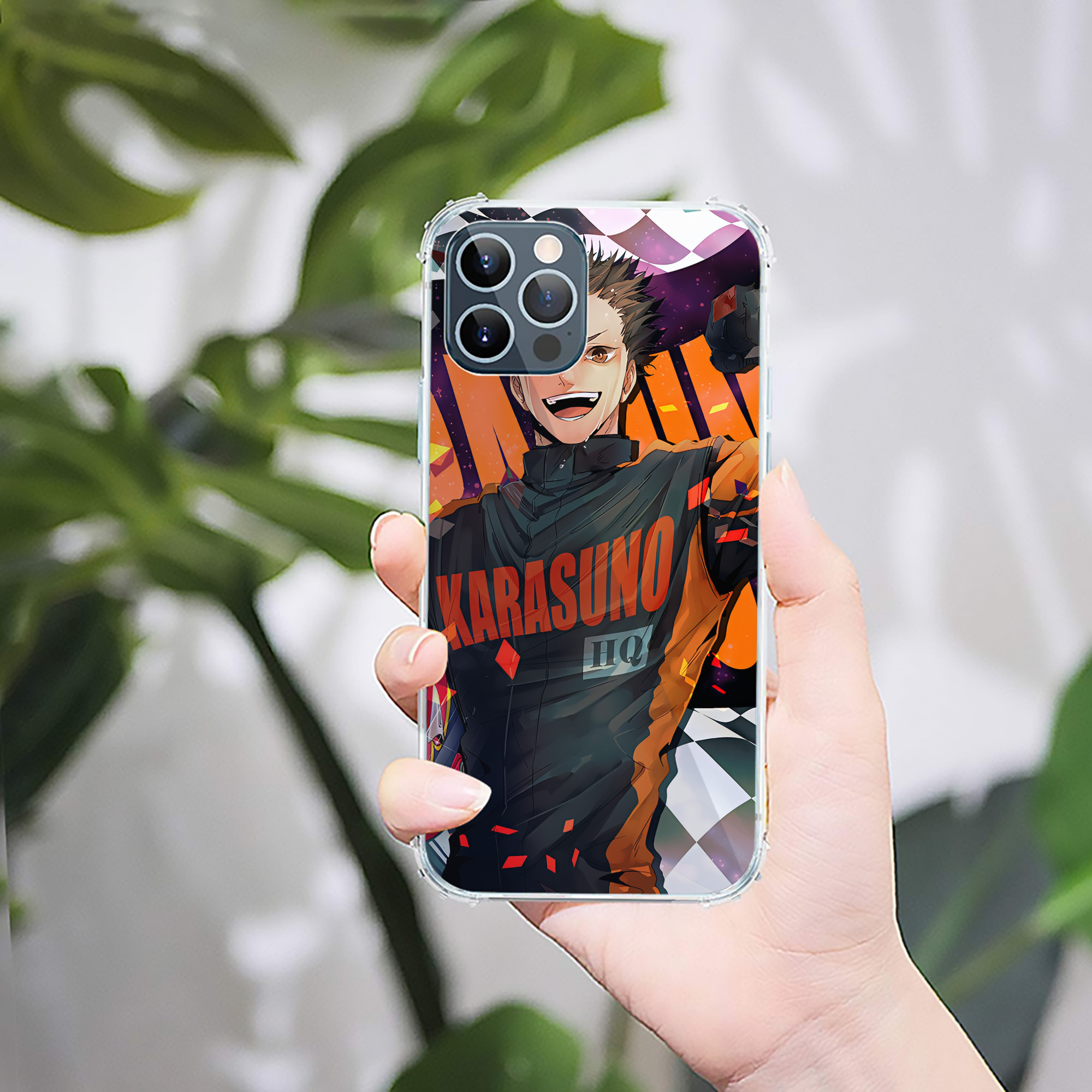 （画像用） ハイキュー!! Haikyu!! 【iPhone 12シリーズ対応】透明スマホケース（クリアソフトケース）